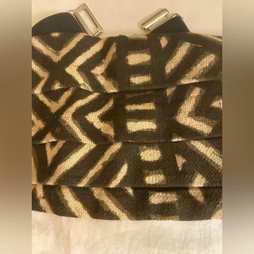 Vintage Cummerbund Tribal Patterned